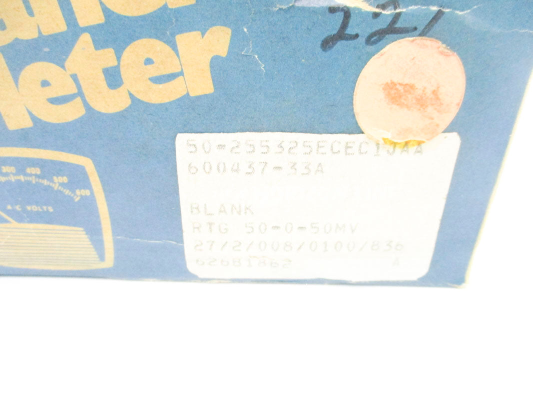 GENERAL ELECTRIC 50-255325ECEC1JAA 150-0-150DC NSMP