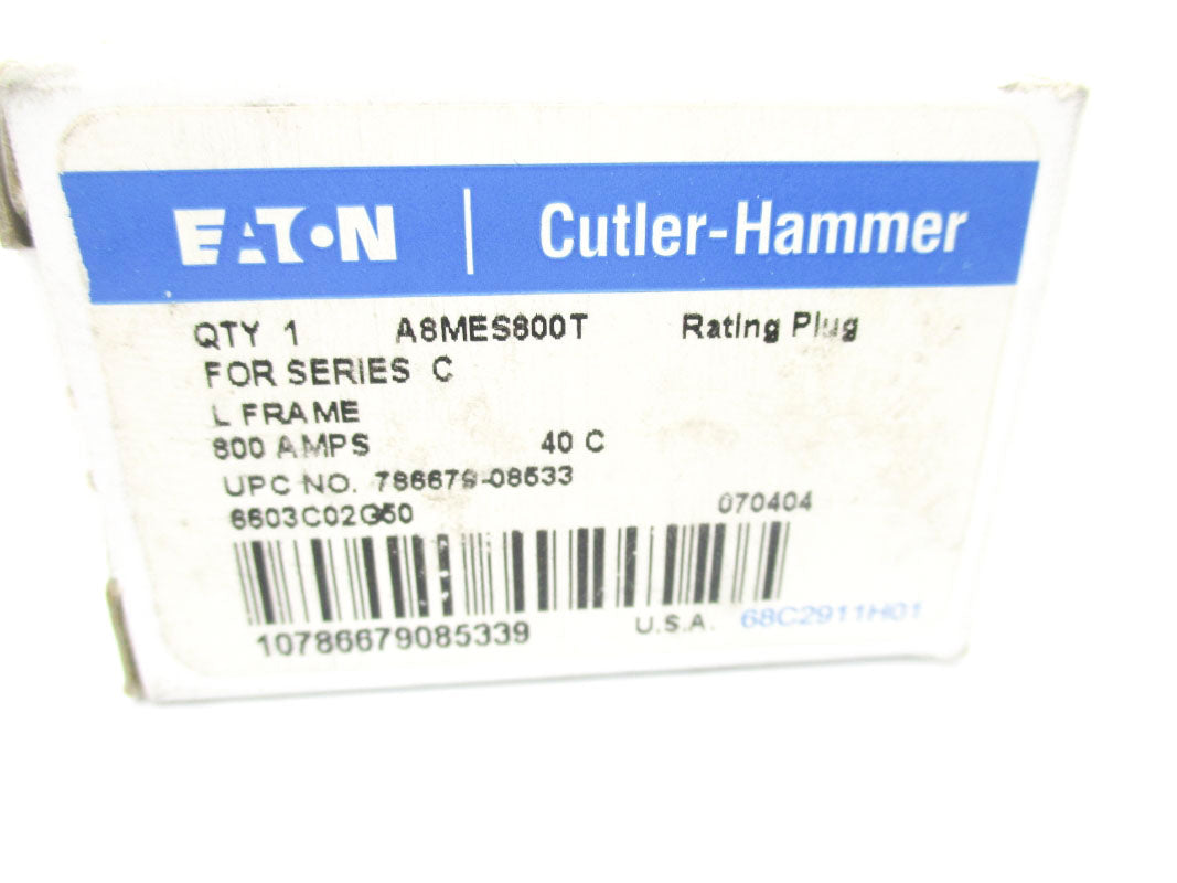CUTLER HAMMER A8MES800T SER. C 800A NSMP