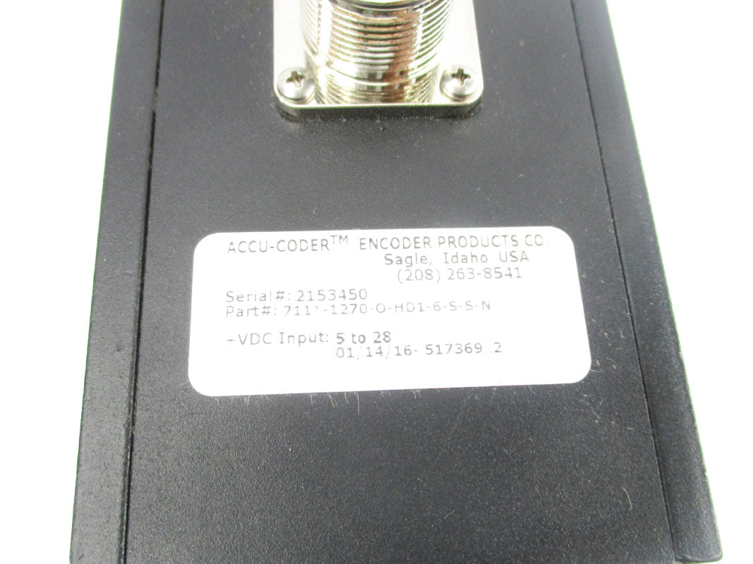 ENCODER PRODUCTS 711*1270-O-HD1-6-S-S-N 28VDC UNMP