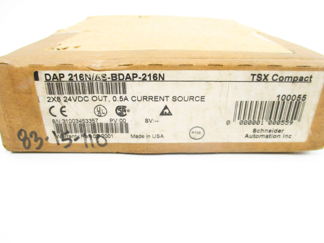 SCHNEIDER ELECTRIC DAP216N/AS-BDAP-216N 24VDC 0.5A NSMP