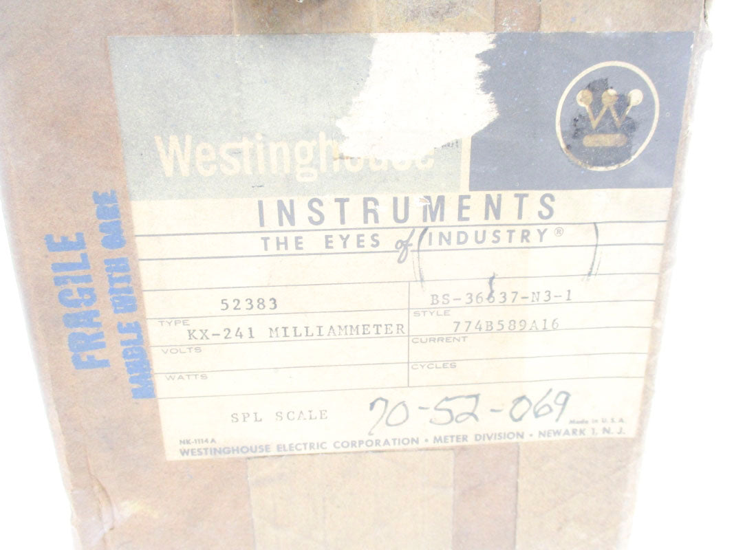 WESTINGHOUSE KX-241 774B589A16 0-100 NSMP