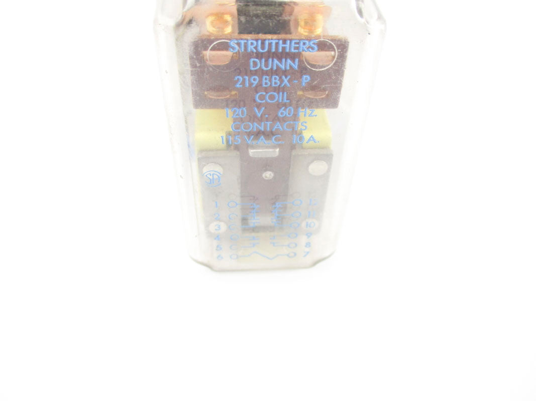 STRUTHERS DUNN 219BBX-P 120V 10A UNMP
