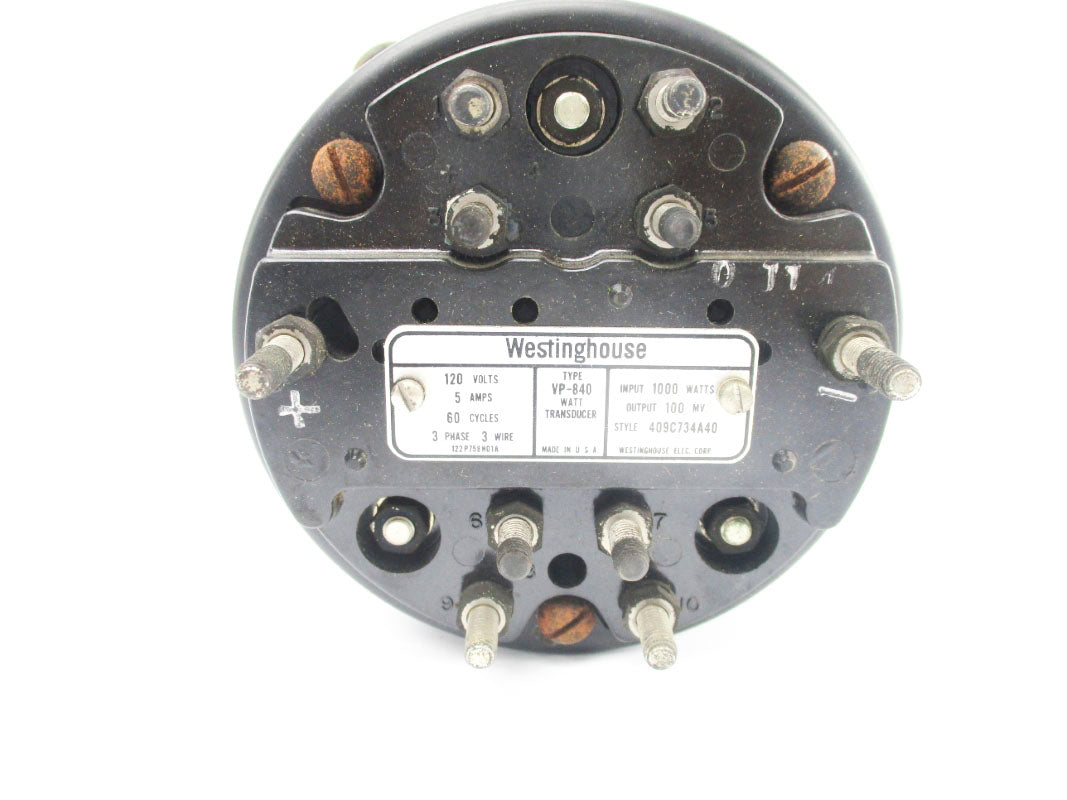 WESTINGHOUSE VP-840 409C734A40 120V 5A UNMP
