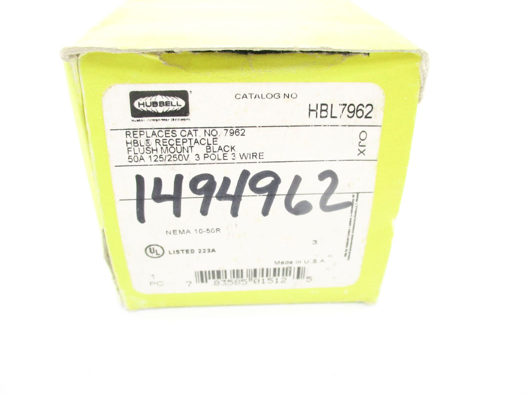 HUBBELL HBL7962 125/250V 50A NSMP