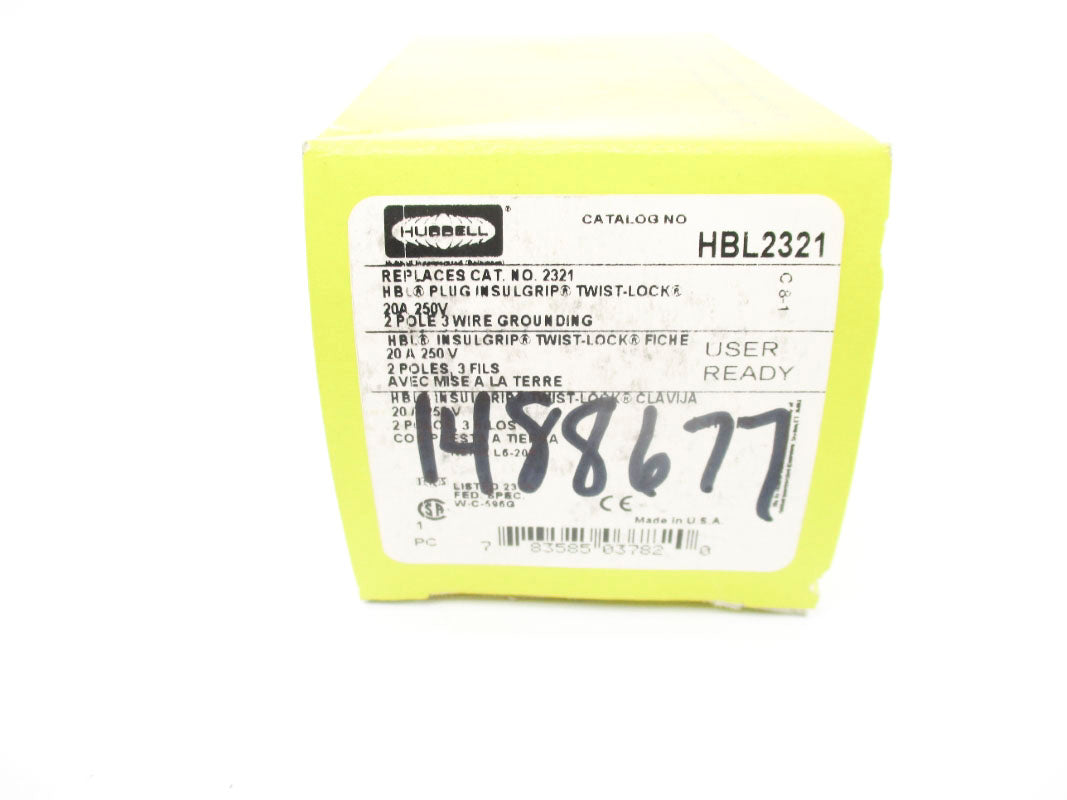 HUBBELL HBL2321 250V 20A NSMP