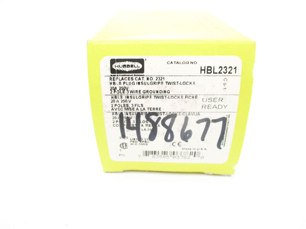 HUBBELL HBL2321 250V 20A NSMP