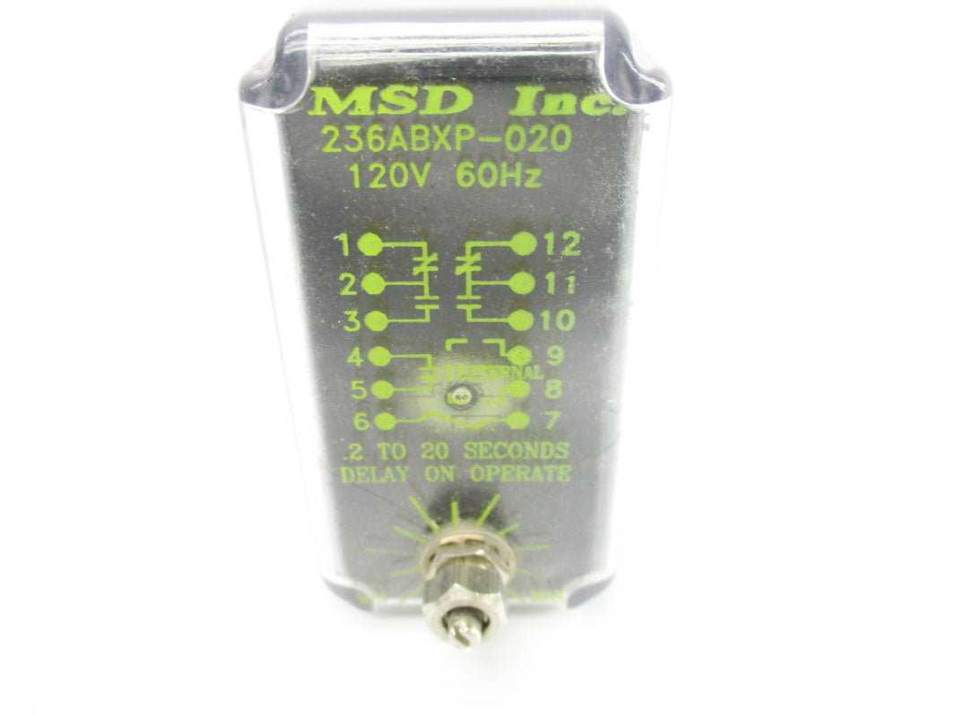 MSD 236ABXP-020 120V .2-20S UNMP
