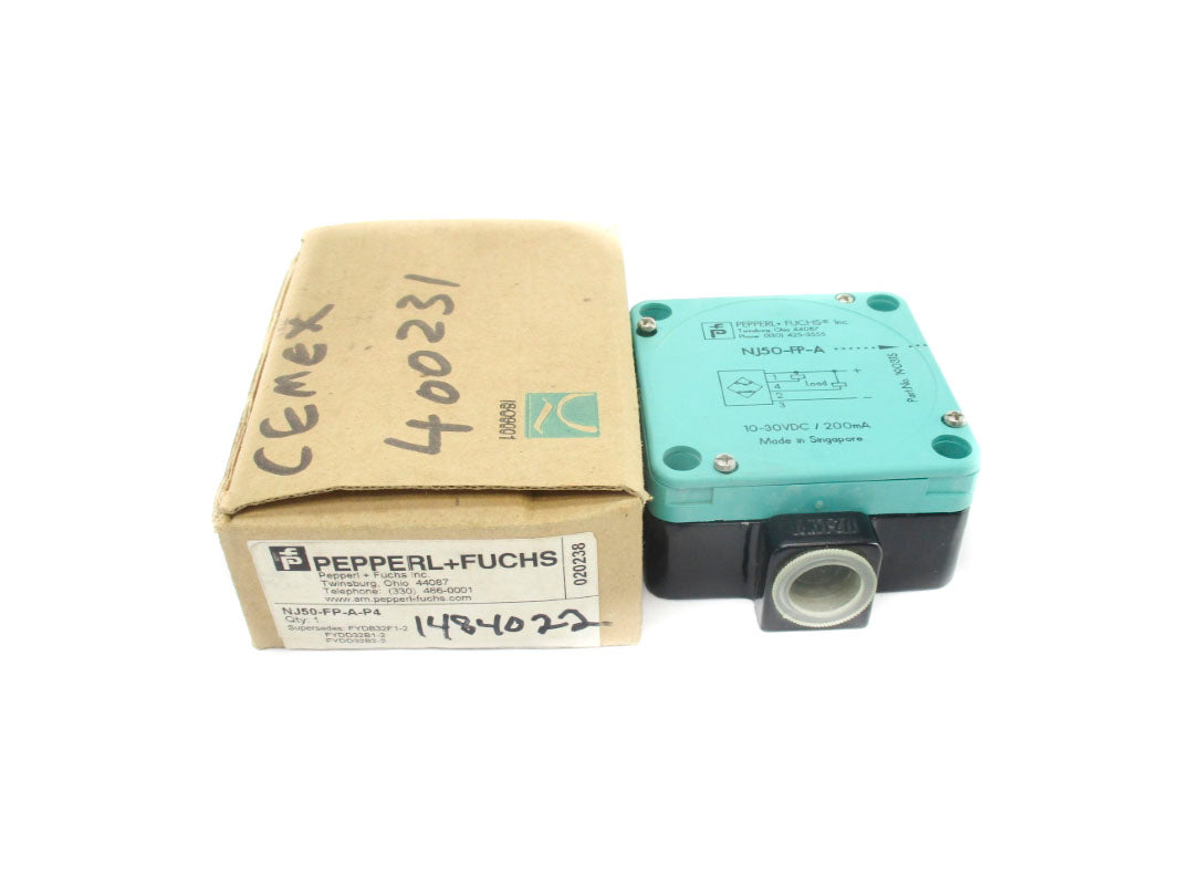 PEPPERL+FUCHS NJ50-FP-A-P4 020238 10-30VDC (AS PICTURED) NSMP