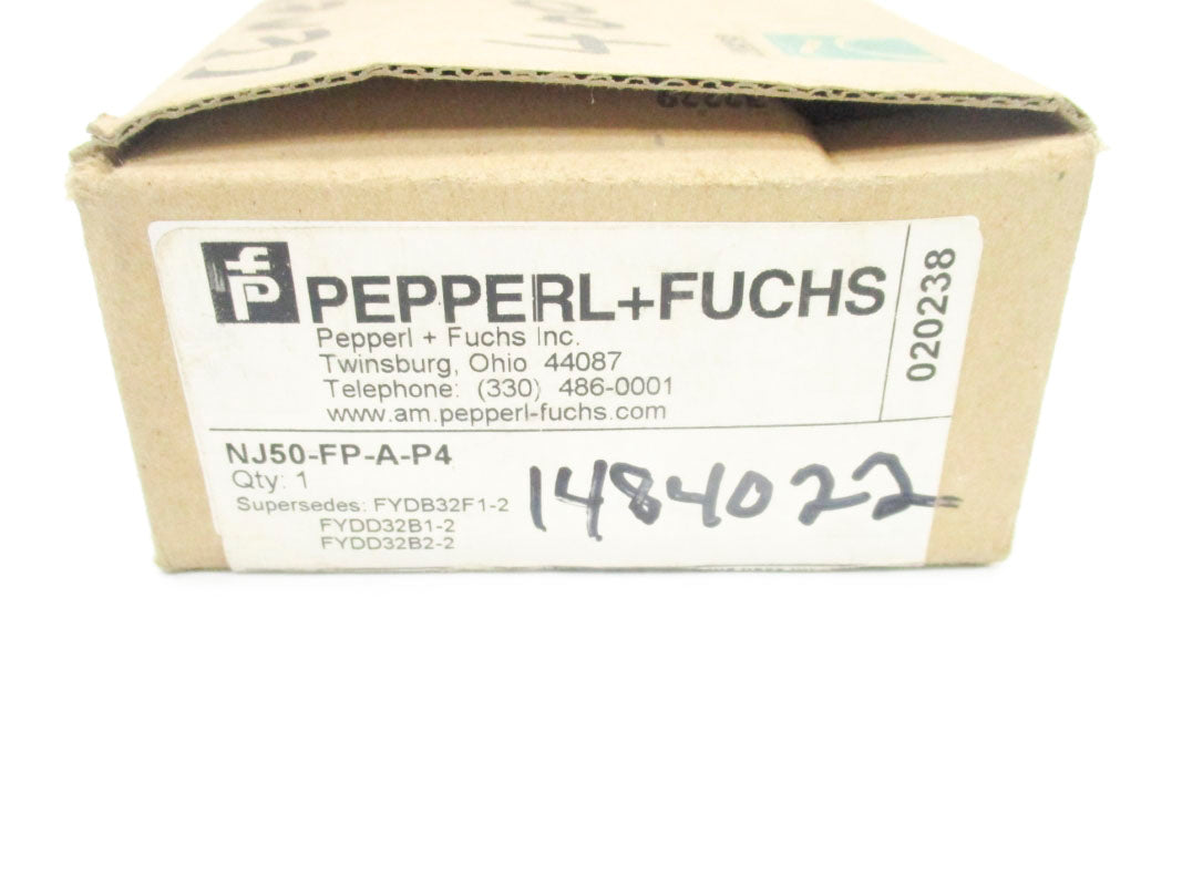 PEPPERL+FUCHS NJ50-FP-A-P4 020238 10-30VDC (AS PICTURED) NSMP