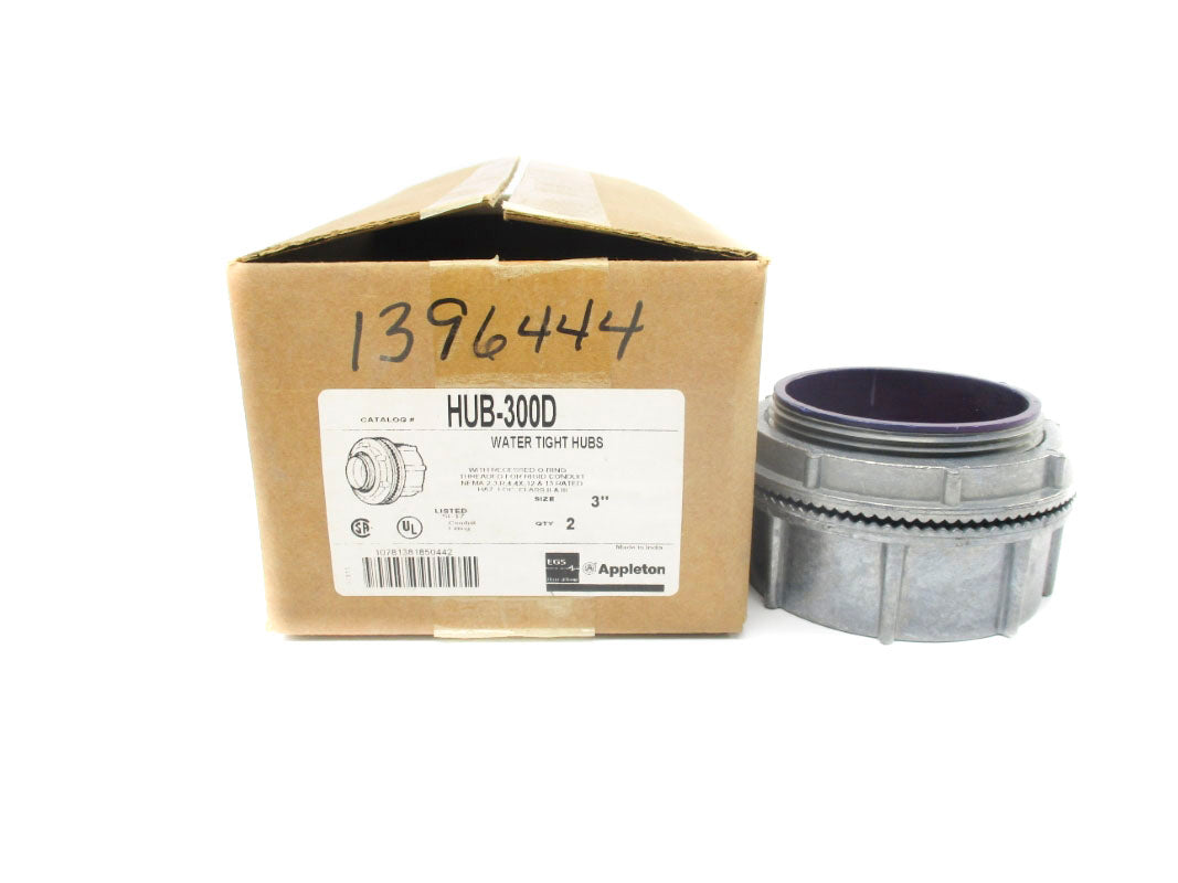 APPLETON HUB-300D (PKG OF 2) NSMP