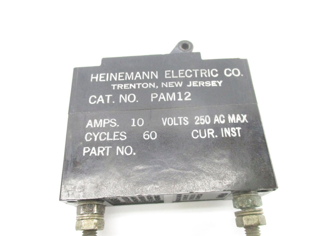 HEINEMANN ELECTRIC PAM12 250VAC 10A UNMP