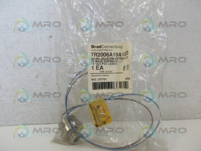 DANIEL WOODHEAD 7R2006A19A1203 CABLE ASSEMBLY * NEW IN FACTORY BAG *