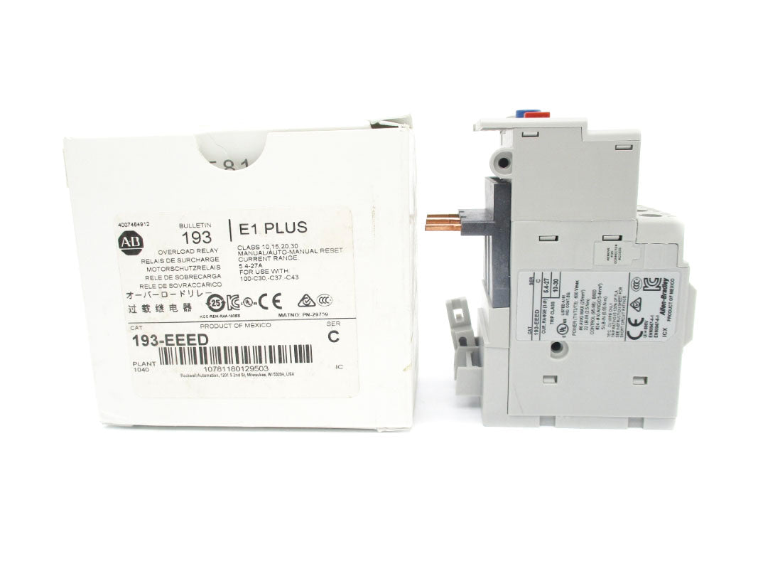 ALLEN BRADLEY 193-EEED SER. C 5.4-27A (WH) NSMP