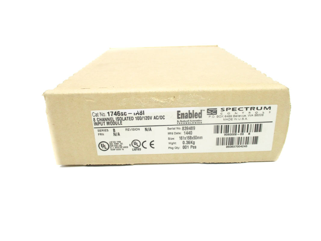 SPECTRUM 1746SC-IA8I SER. B 100/120VAC/DC NSFS