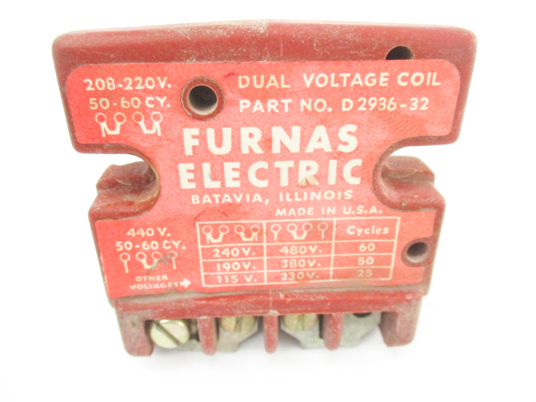 FURNAS ELECTRIC D2936-32 480V UNMP