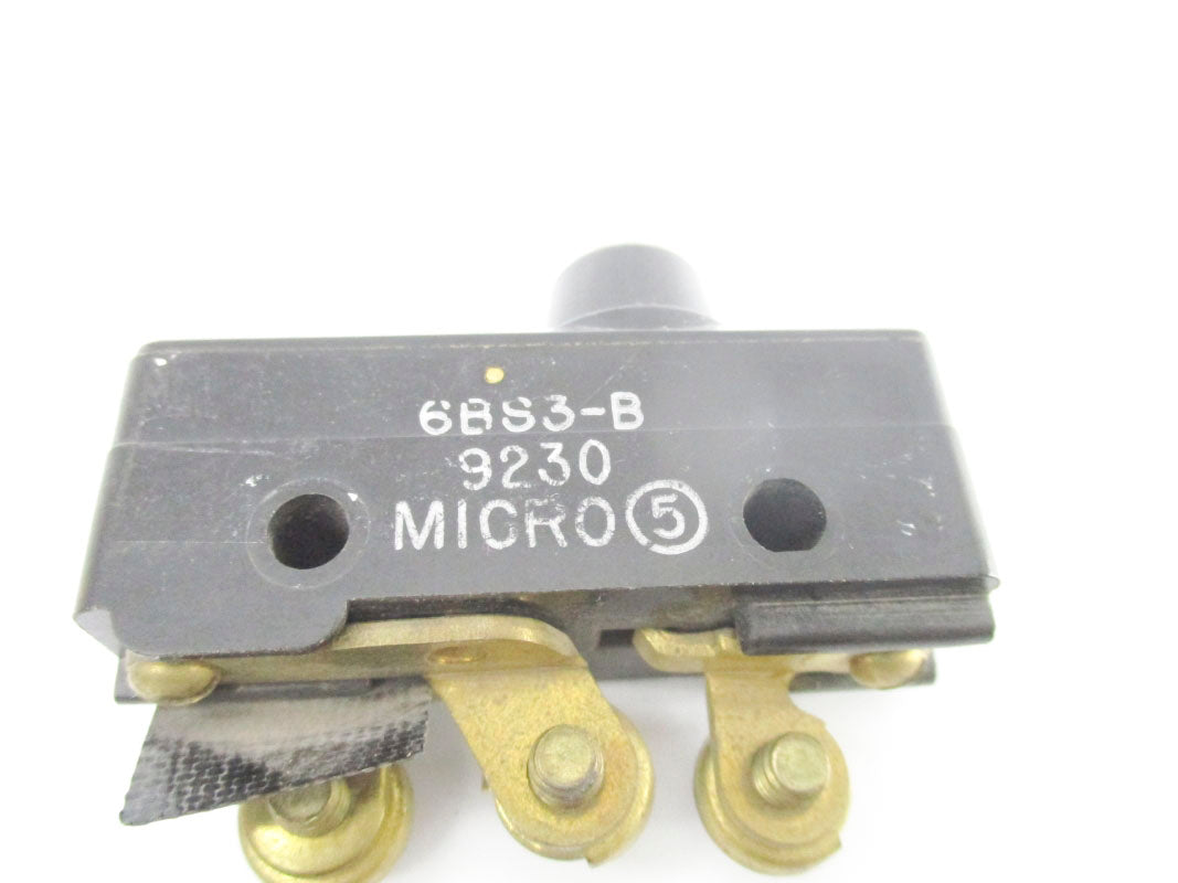 MICRO SWITCH 6BS3-B 250VAC/DC 10A NSNP