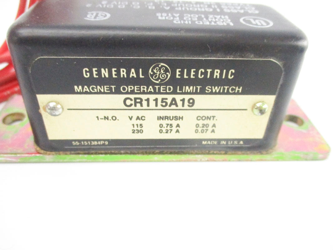 GENERAL ELECTRIC CR115A19 230VAC 0.75A UNMP