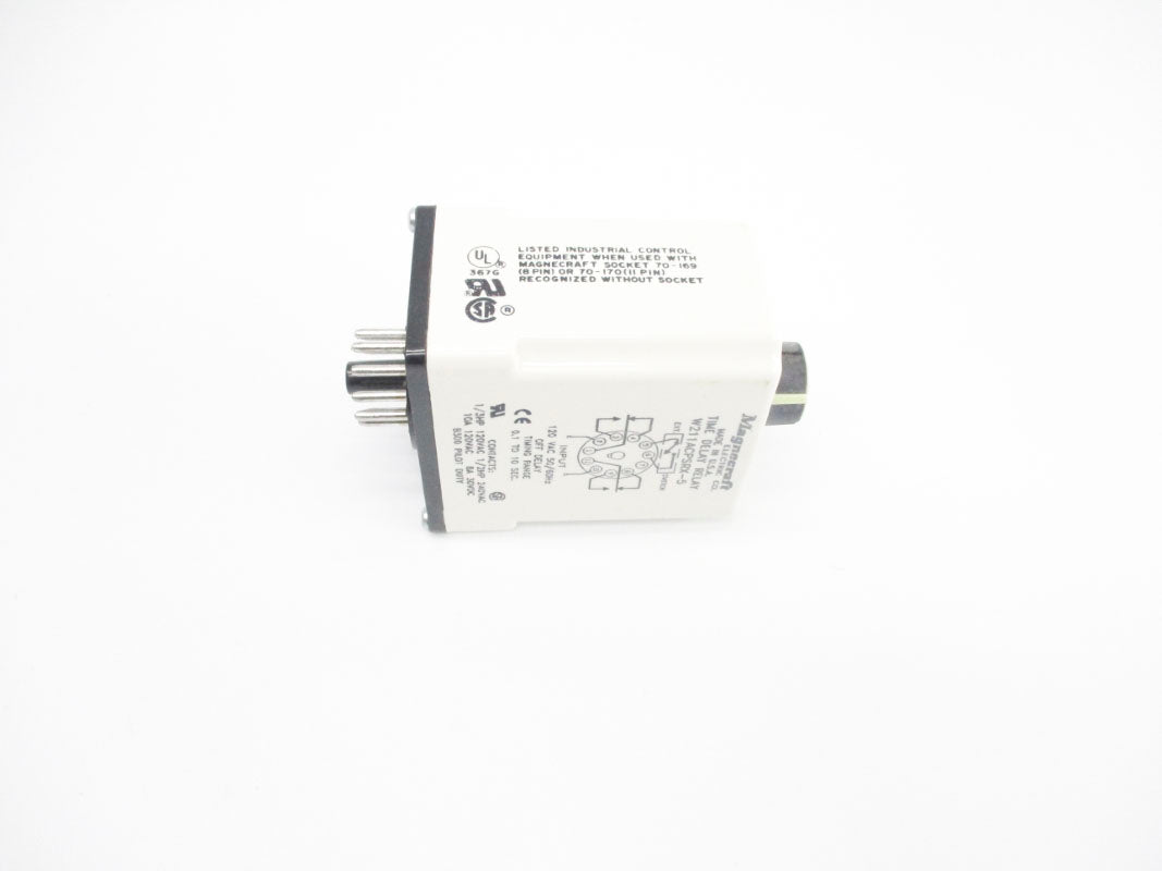 MAGNECRAFT ELECTRIC W211ACPSRX-5 120VAC 10A 0.1-10S UNMP