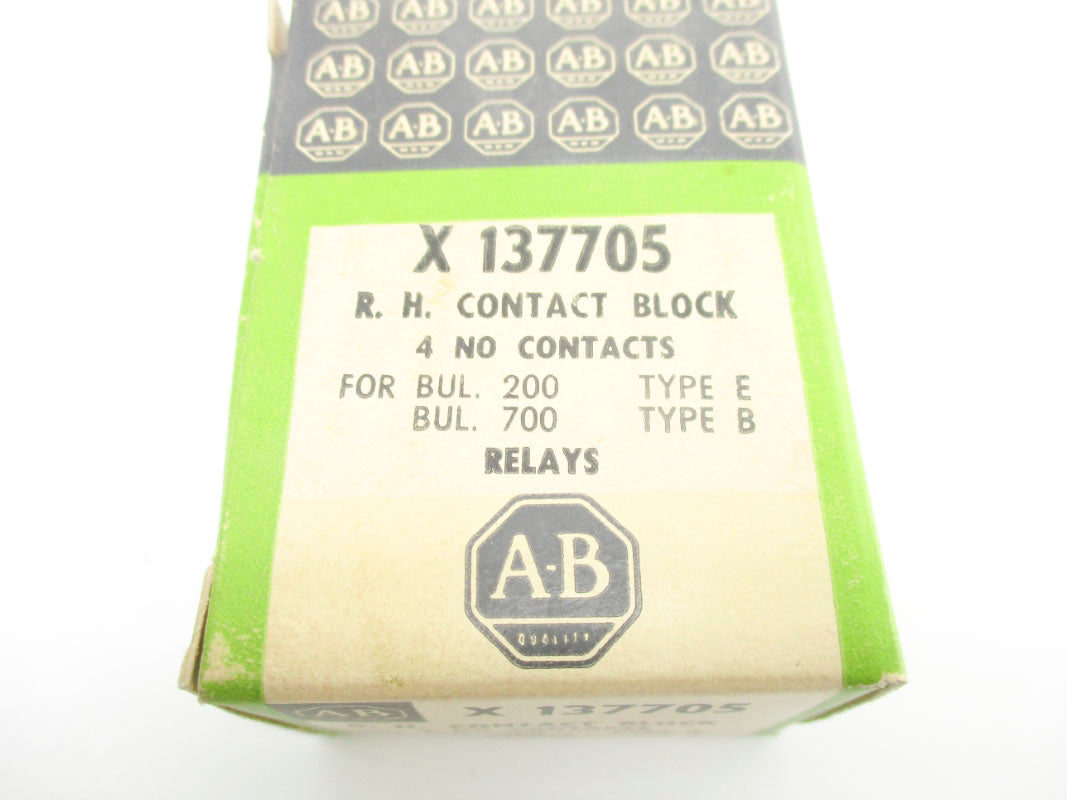 ALLEN BRADLEY X-137705 (BK/GR) NSMP
