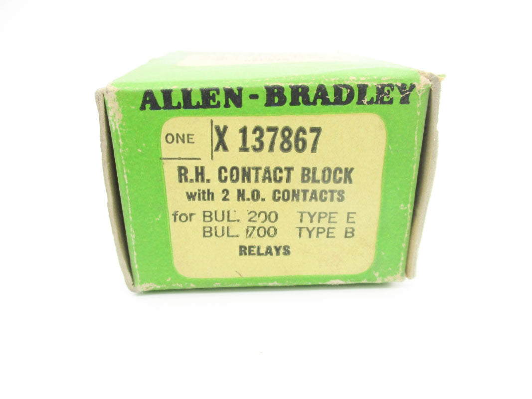 ALLEN BRADLEY X-137867 (BK/GR) NSMP