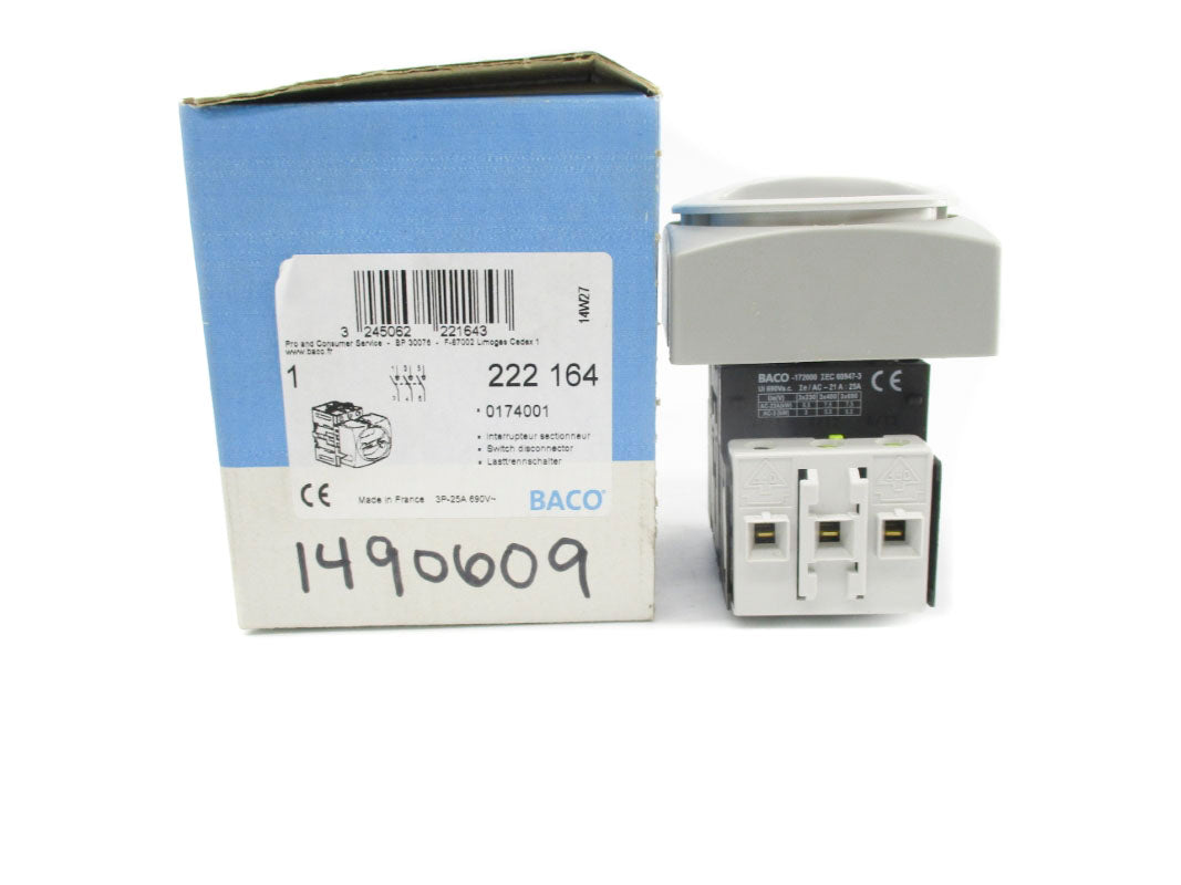 BACO 222164 0174001 690VAC 25A NSMP