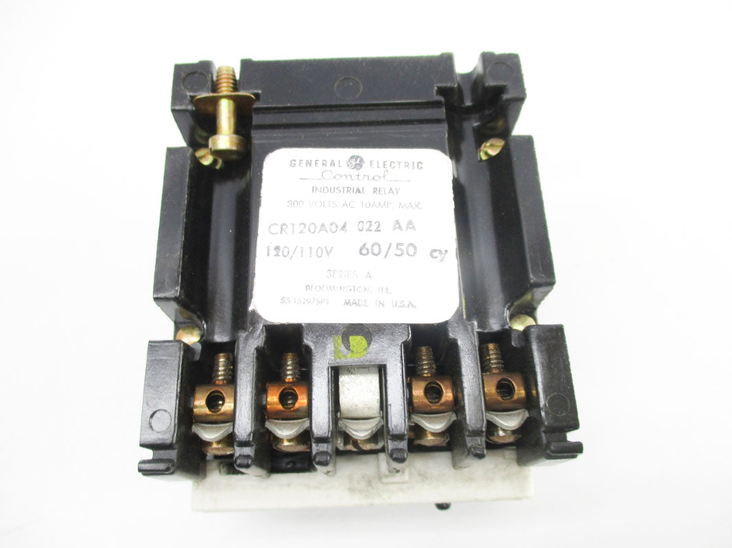 GENERAL ELECTRIC CR120A04022AA SER. A 110-120V 10A UNMP