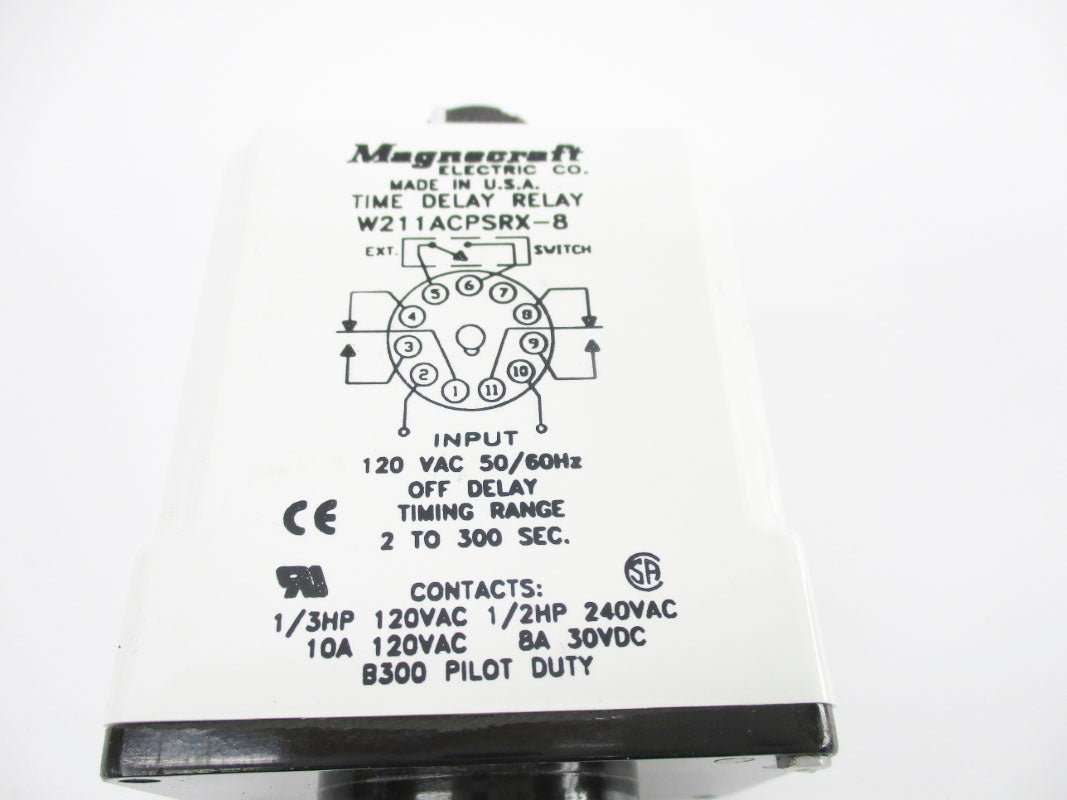 MAGNECRAFT W211ACPSRX-8 120VAC 10A 2-300S UNMP