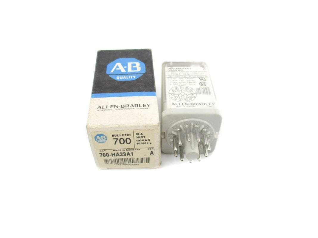 ALLEN BRADLEY 700-HA33A1 SER. A 120VAC 10A (BK/BL) NSMP