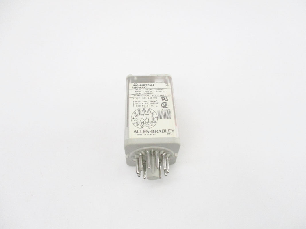 ALLEN BRADLEY 700-HA33A1 SER. A 120VAC 10A (BK/BL) NSMP
