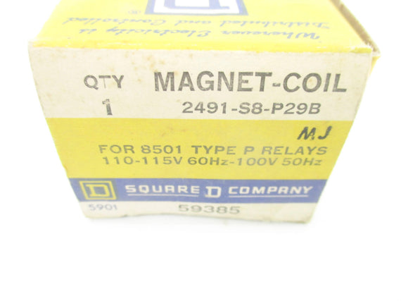 SQUARE D 2491S8P29B 115V NSMP