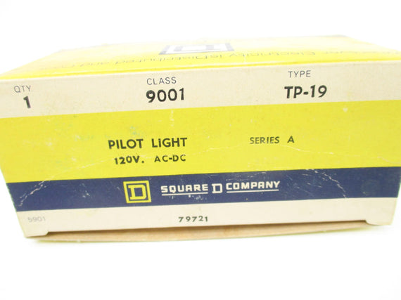 SQUARE D 9001TP19 SER. A 120VAC/DC NSMP
