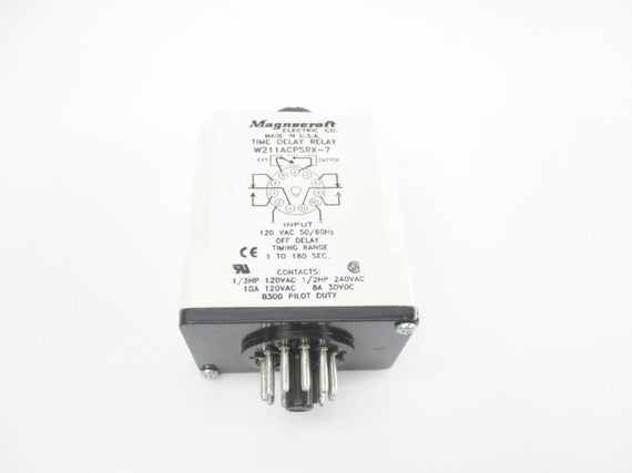 MAGNECRAFT W211ACPSRX-7 120VAC 10A 1-180S NSMP