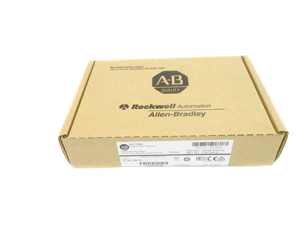 ALLEN BRADLEY 1746-IA16 SER. D DATE: 2017 120VAC NSFS