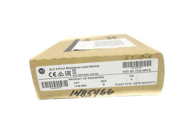 ALLEN BRADLEY 1746-NR4 SER. B F/W 6 DATE: 2015 NSFS
