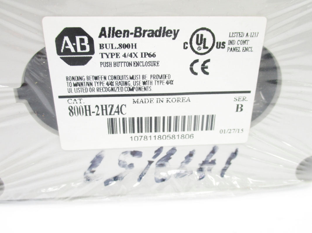 ALLEN BRADLEY 800H-2HZ4C SER. B NSMP