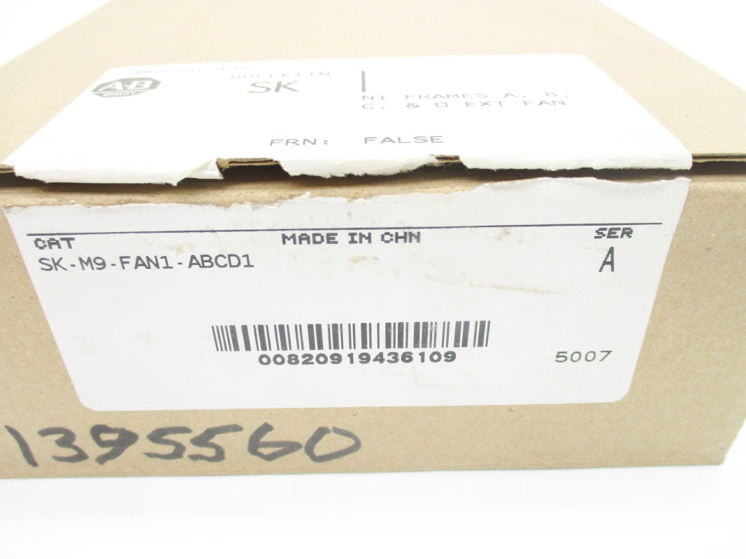 ALLEN BRADLEY SK-M9-FAN1-ABCD1 SER. A 24VDC 0.125A (BR/WH) NSMP