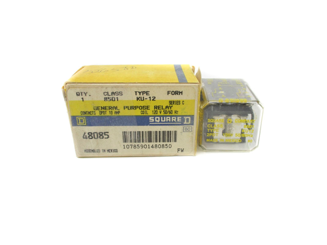 SQUARE D 8501KU12 SER. C 120V 10A NSMP