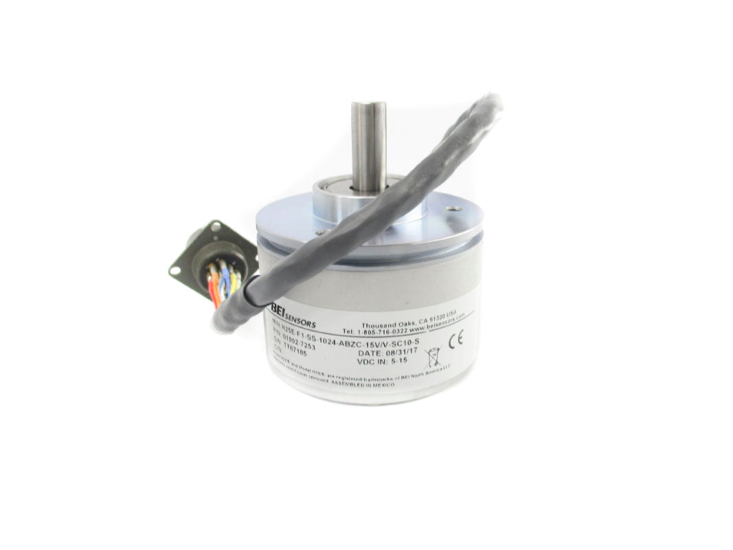 BEI SENSORS H25E-F1-SS-1024-ABZC-15V/V-SC10-S 01002-7253 15VDC NSNP