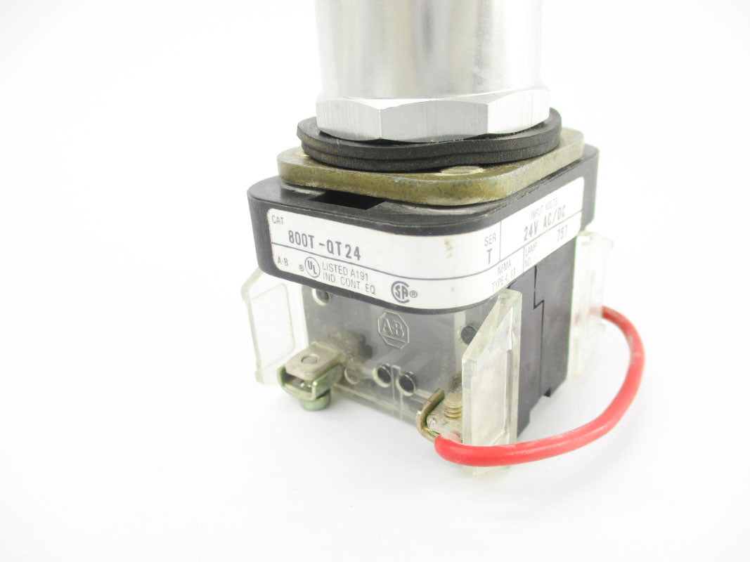 ALLEN BRADLEY 800T-QT24C SER. T 24VAC/DC NSNP
