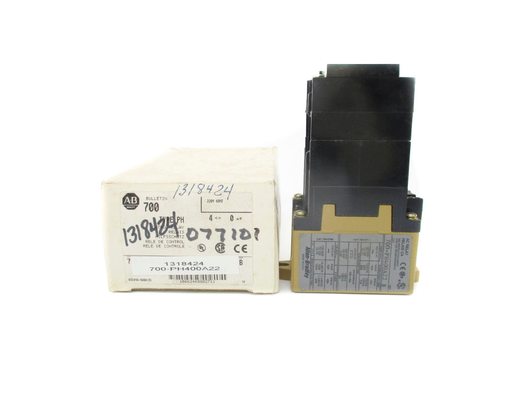 ALLEN BRADLEY 700-PH400A22 SER. B 220V (WH) NSMP