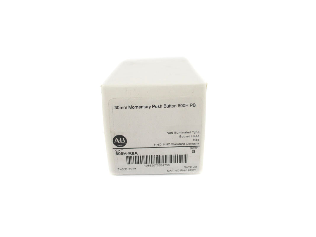 ALLEN BRADLEY 800H-R6A SER. G (WH) NSFS