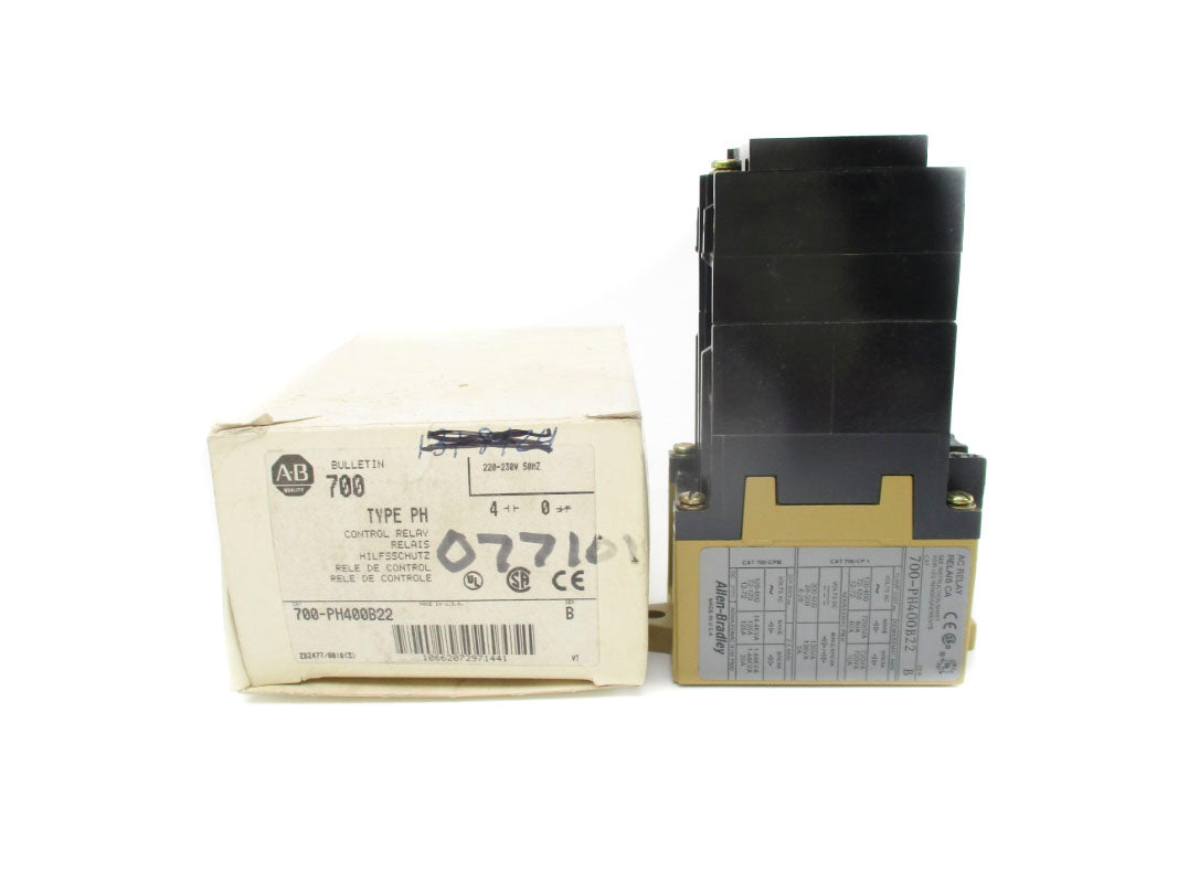 ALLEN BRADLEY 700-PH400B22 SER. B 230V 20A (WH) NSMP