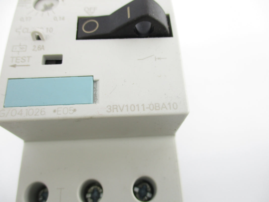 SIEMENS 3RV1011-0BA10 690V 0.2-0.14A UNMP