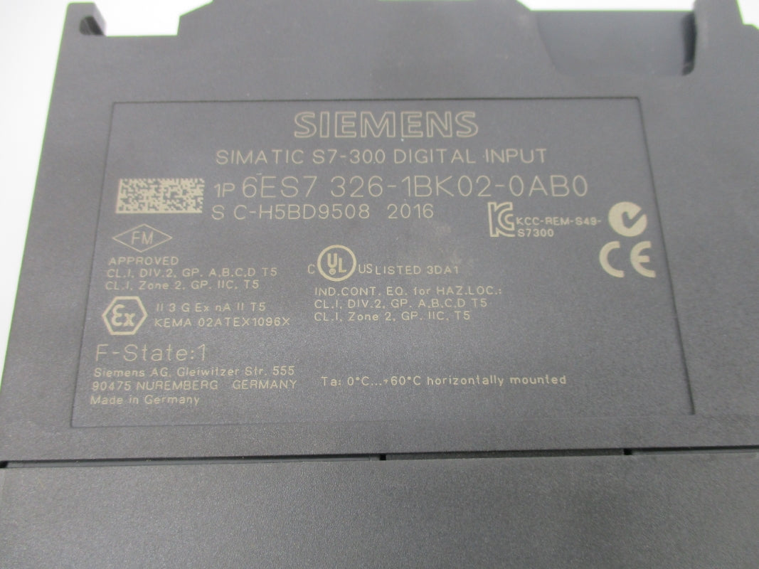 SIEMENS 6ES7326-1BK02-0AB0 24VDC UNMP