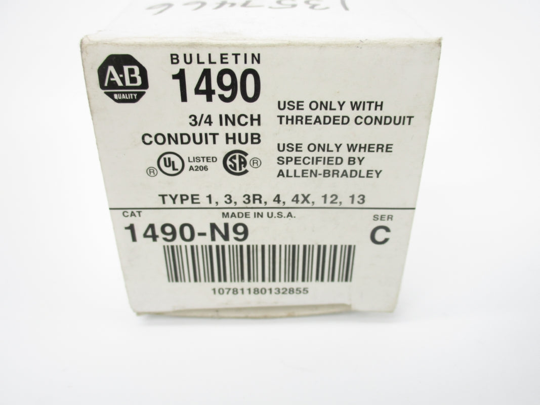 ALLEN BRADLEY 1490-N9 SER. C (WH) NSMP