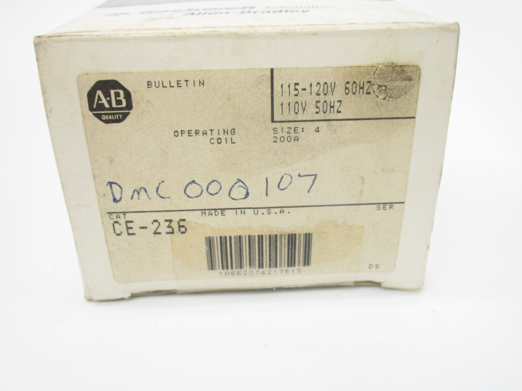 ALLEN BRADLEY CE-236 120V 200A (GY/BL) NSMP