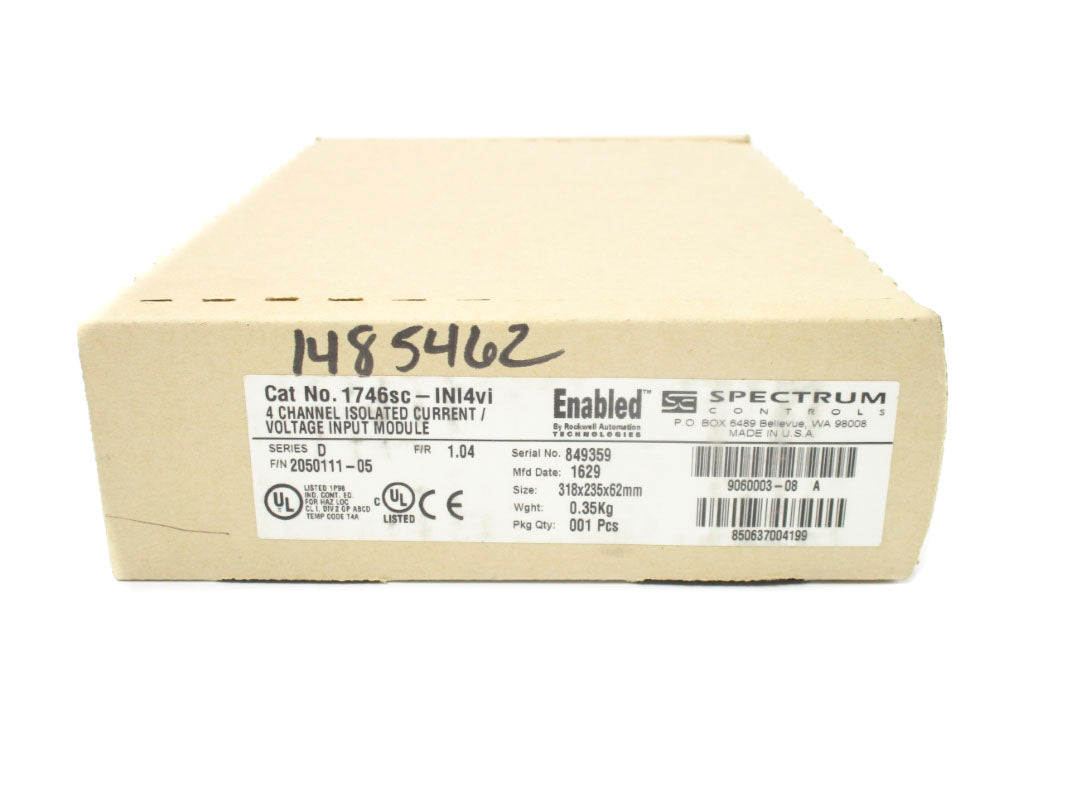SPECTRUM 1746SC-INI4VI SER. D F/W 1.04 NSFS