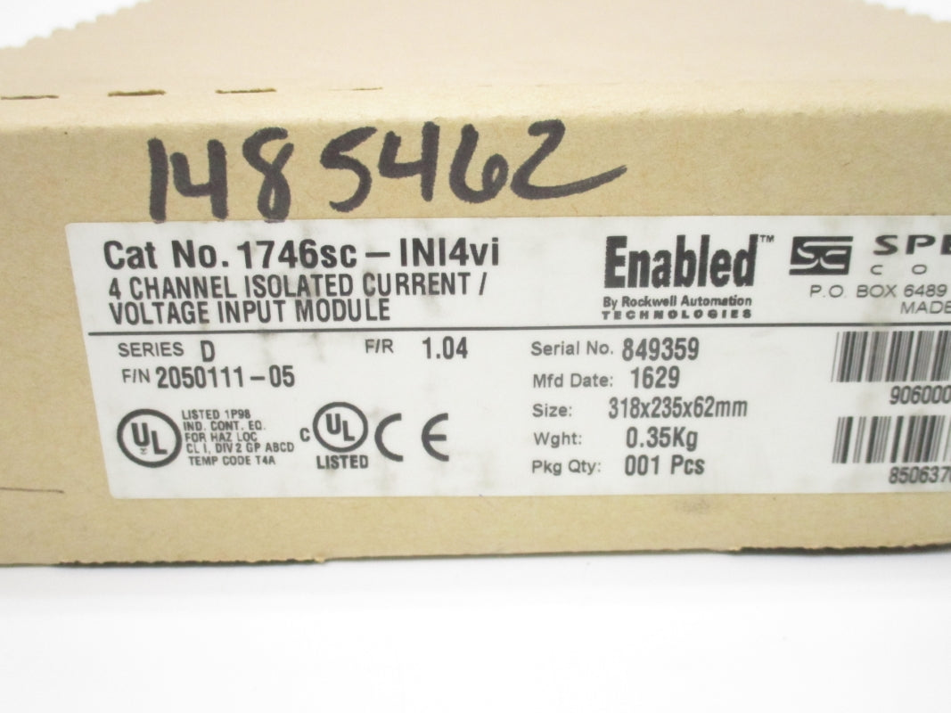 SPECTRUM 1746SC-INI4VI SER. D F/W 1.04 NSFS