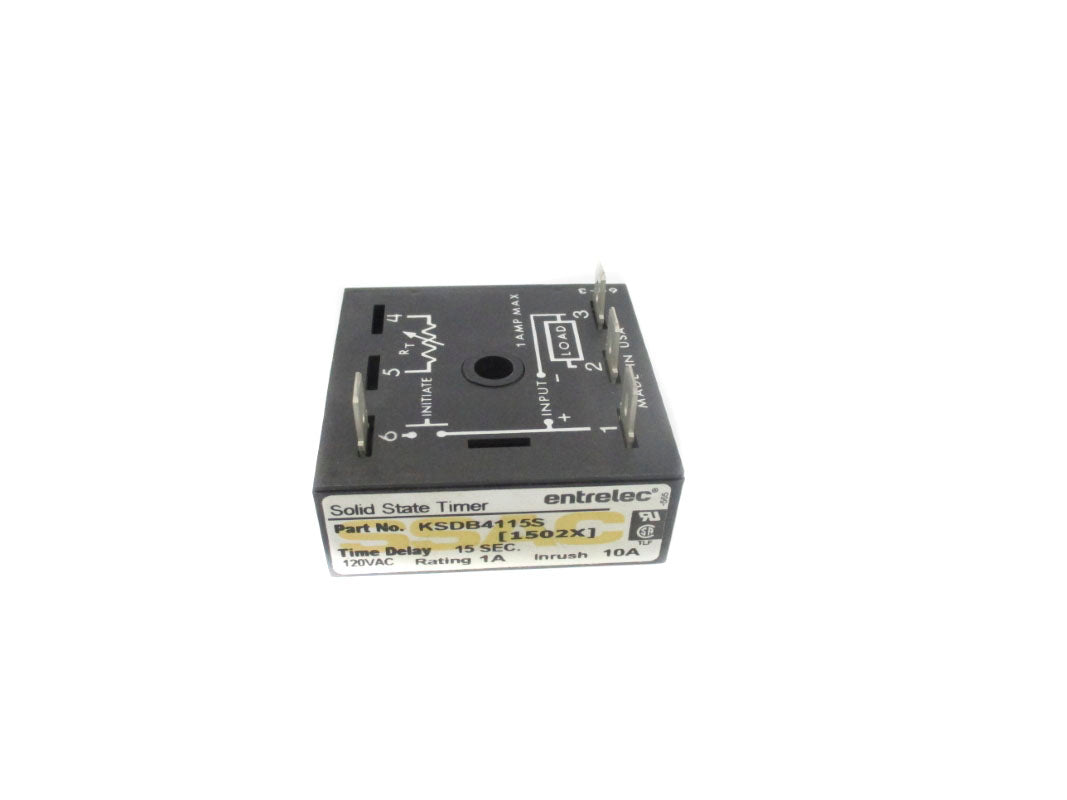 ENTRELEC KSDB4115S 120VAC 10A 15S UNMP