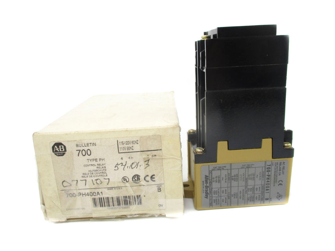 ALLEN BRADLEY 700-PH400A1 SER. B 120V 120A (WH) NSMP
